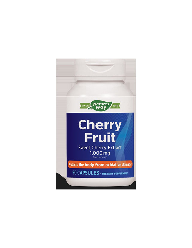 Cherry Fruit/ Череша (плод) 500 mg x 90 капсули Nature’s Way - Nutra Best Bulgaria