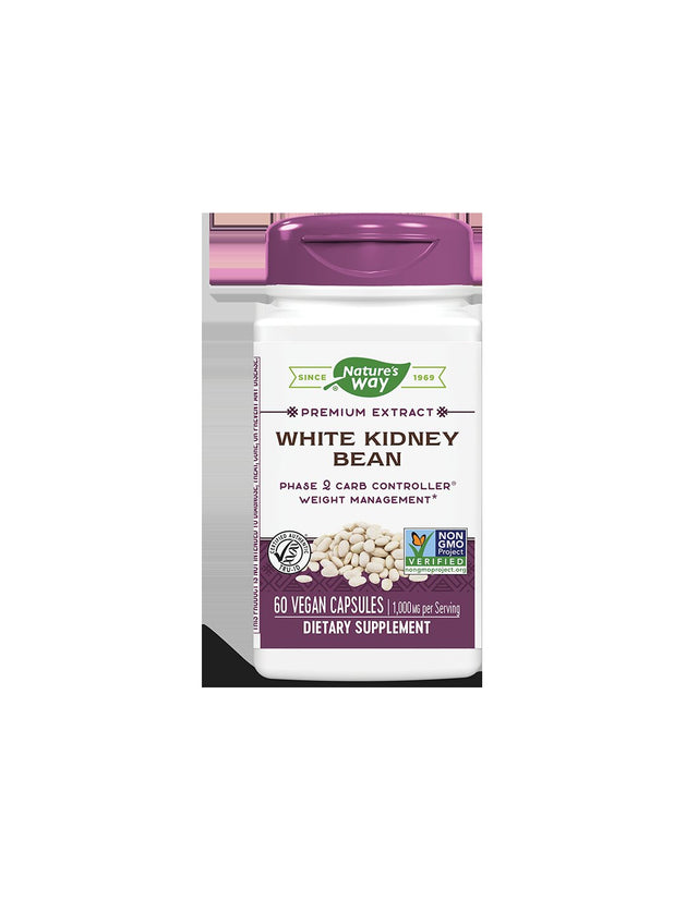 White Kidney Bean/ Бял Боб (зърна) 500 mg х 60 капсули Nature’s Way - Nutra Best Bulgaria