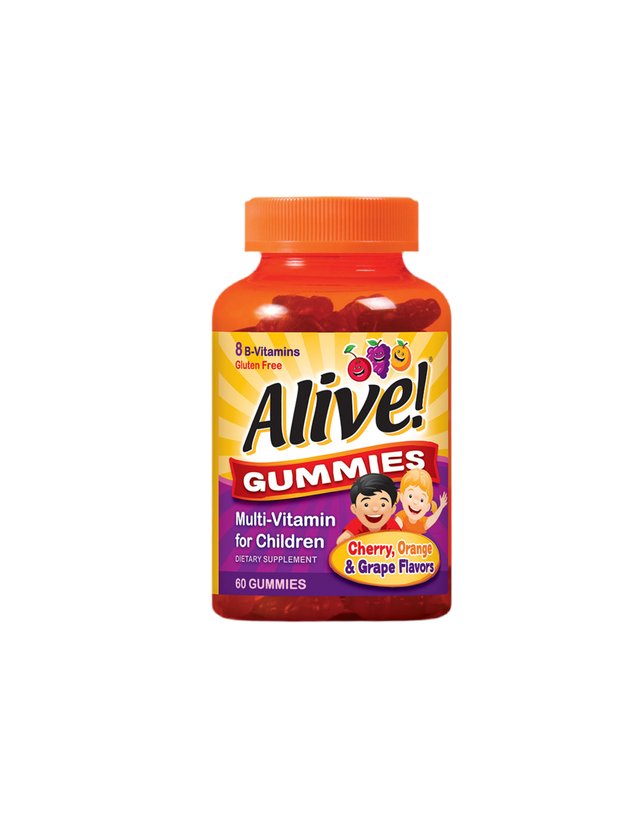 Alive! Multi-vitamin For Children Gummies / Алайв! Мултивитамини за деца x 60 желирани таблетки Nature’s Way - Nutra Best Bulgaria
