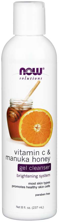 Почистващ гел с витамин С и манука мед - VITAMIN C & MANUKA HONEY CLEANSER - 118 ml - Nutra Best Bulgaria