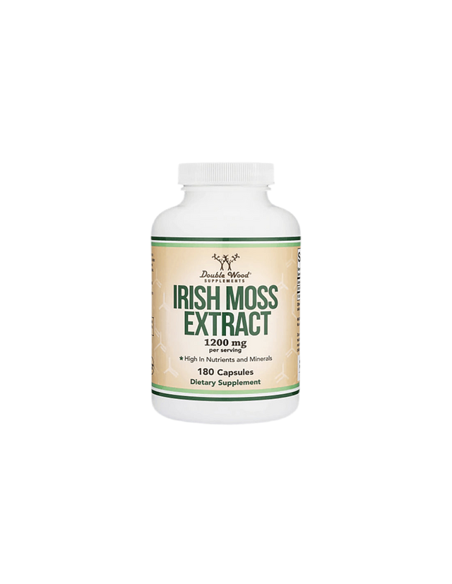 Irish sea moss - Червени водорасли (ирландски мъх), 180 капсули Double Wood - Nutra Best