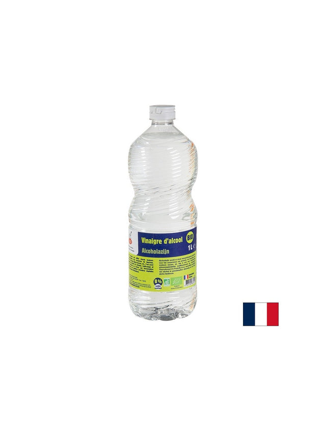 Бял алкохолен оцет 8% - кулинария и хигиена за дома - Био. 1 L  Écodis - Nutra Best Bulgaria