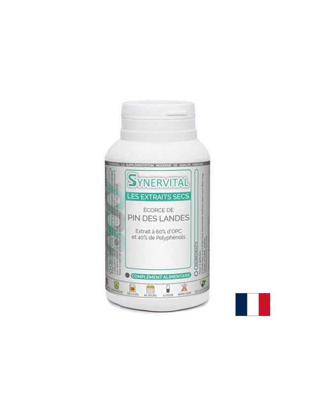 Кръвоносни съдове - Френски морски бор (кора), 80 mg х 60 капсули  PhytoMoinsCher - Nutra Best Bulgaria