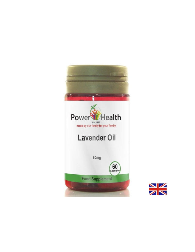 Стрес и безсъние - Лавандула, 80 mg х 60 капсули  Power Health - Nutra Best Bulgaria