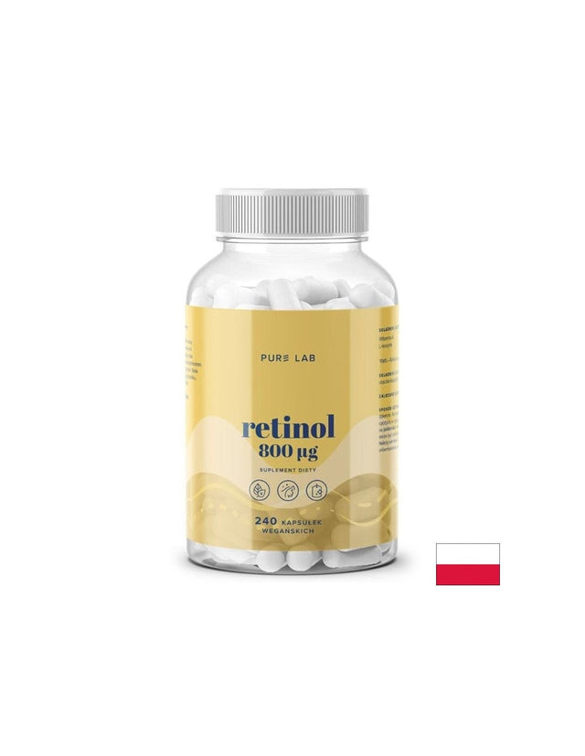 Витамин А – Зрение, кожа и имунитет, 800 µg х 240 капсули  Aura Herbals - Nutra Best Bulgaria