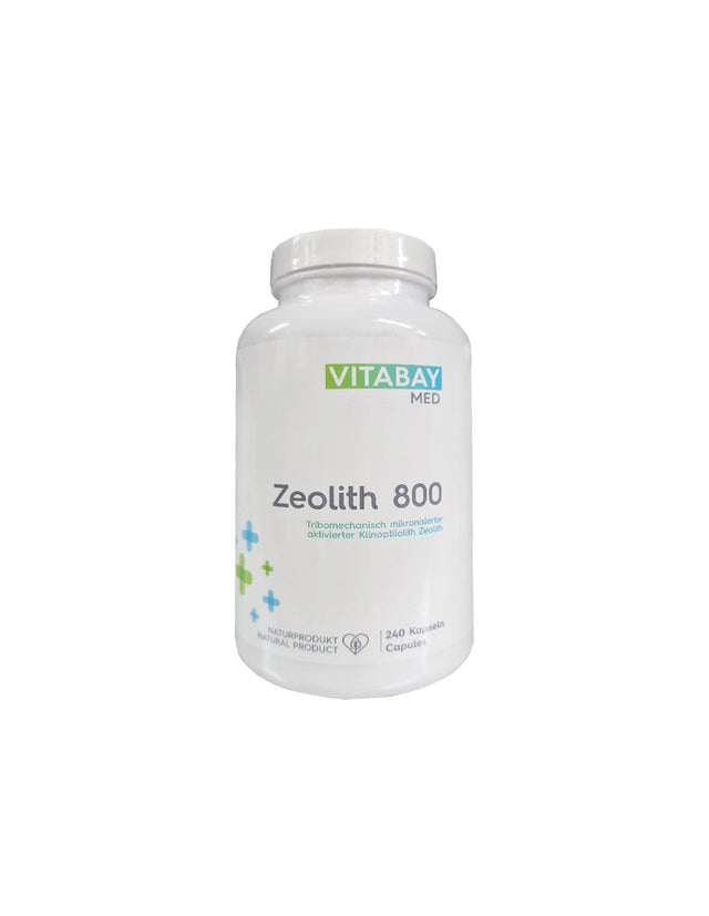 Зеолит, 800 mg х 240 капсули  Vitabay - Nutra Best Bulgaria