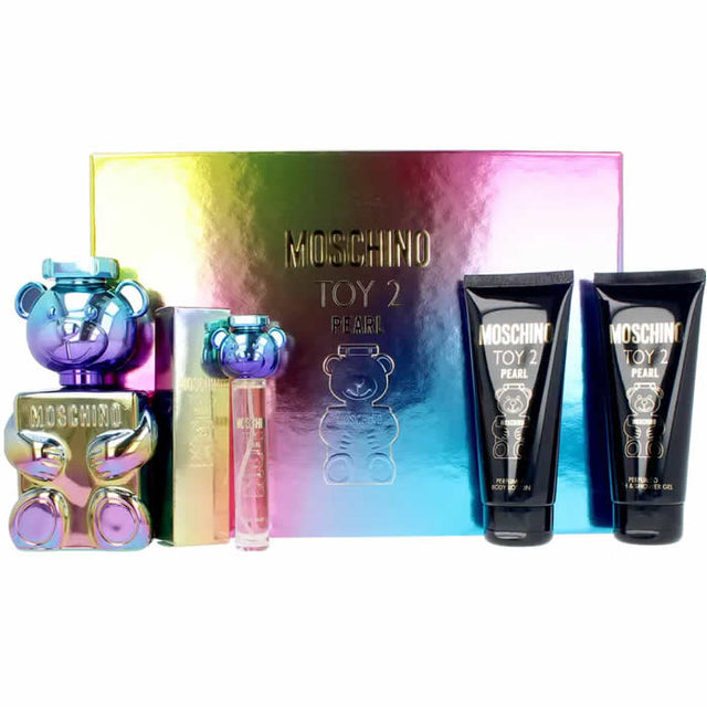 Moschino Toy 2 Pearl Eau De Parfum Spray 100ml Set 4 Pieces - Nutra Best Bulgaria