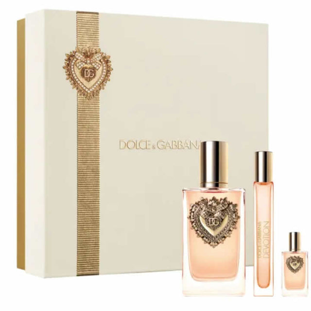 Dolce & Gabbana Devotion Eau De Parfum Spray 100ml Set 3 Pieces - Nutra Best Bulgaria