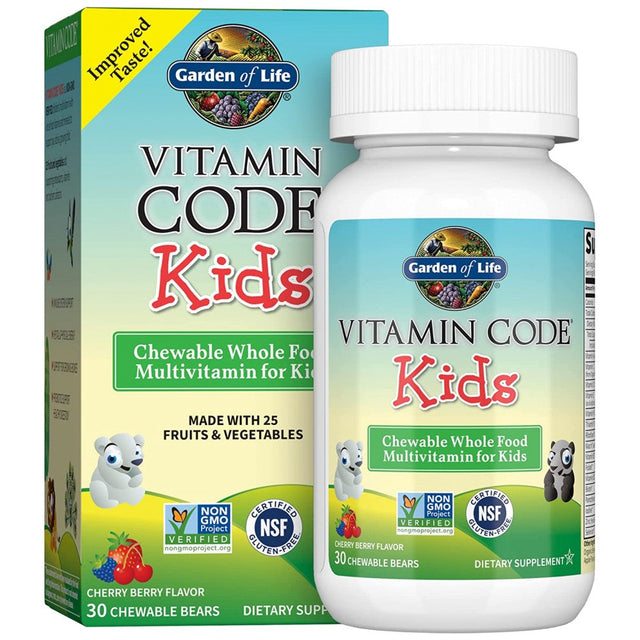 Vitamin Code / KIDS - 30 желирани бонбони - Nutra Best Bulgaria