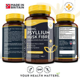 Psyllium Husk Fibre 700mg 180 Vcaps Nutravita - Nutra Best