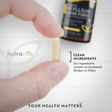 Psyllium Husk Fibre 700mg 180 Vcaps Nutravita - Nutra Best