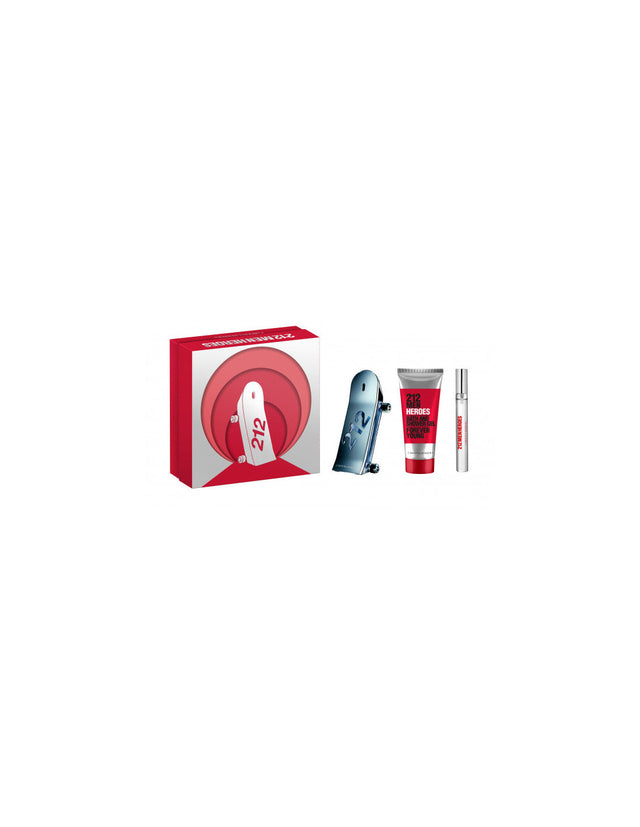 Carolina Herrera Set 212 Heroes Men Edt 90ml Edt 10ml@ - Nutra Best Bulgaria