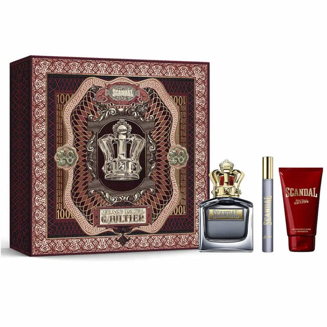 Jean Paul Gaultier Scandal For Him Eau De Toilette Spray 100ml Set 3 Pieces - Nutra Best Bulgaria