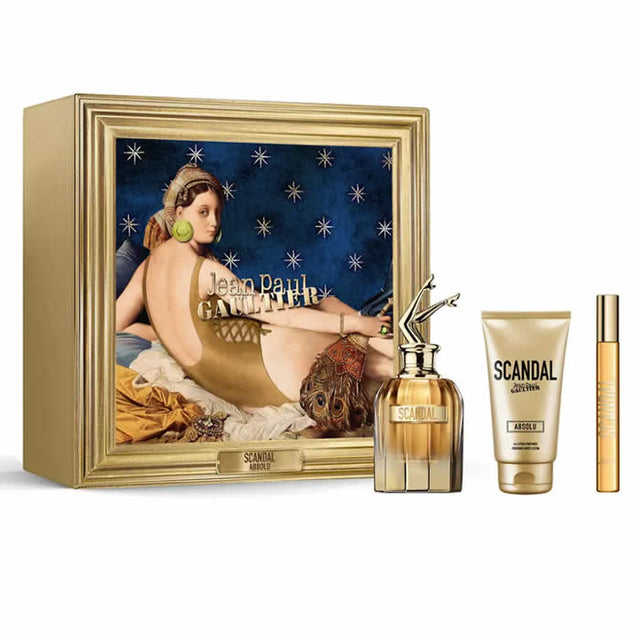 Jean Paul Gaultier Scandal Absolu Parfum Concentré Spray 80ml Set 3 Pieces - Nutra Best Bulgaria
