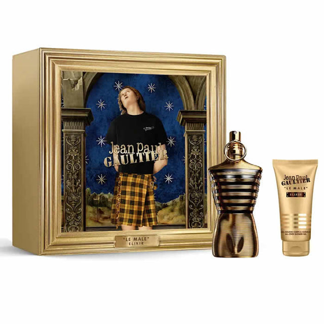 Jean Paul Gaultier Le Male Elixir Eau De Perfume Spray 125ml Set 2 Pieces - Nutra Best Bulgaria