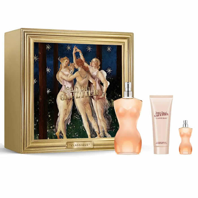 Jean Paul Gaultier Classique Eau De Toilette Spray 100ml Set 3 Pieces - Nutra Best Bulgaria