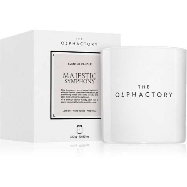 The Olphactory, Majestic Symphony, Leather, Ароматизирана свещ, 310 г