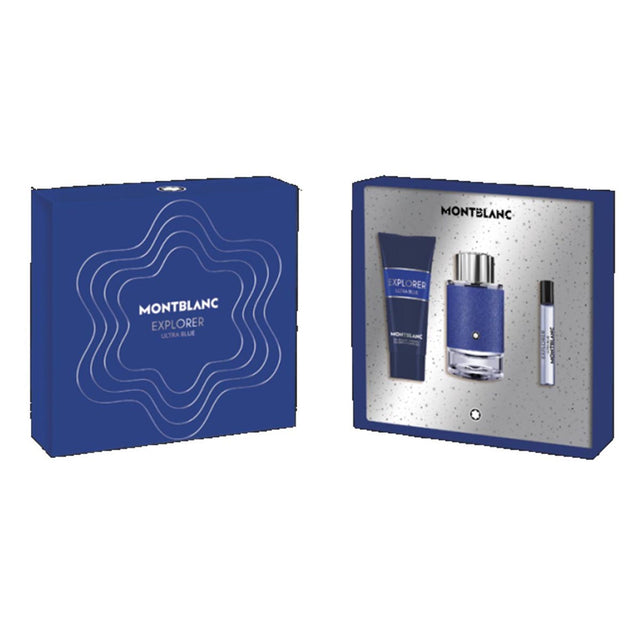 Montblanc Explorer Blue Eau De Parfum Pour Homme 100ml Spray Balsamo After Shave 150ml Miniatura 4 5ml - Nutra Best Bulgaria