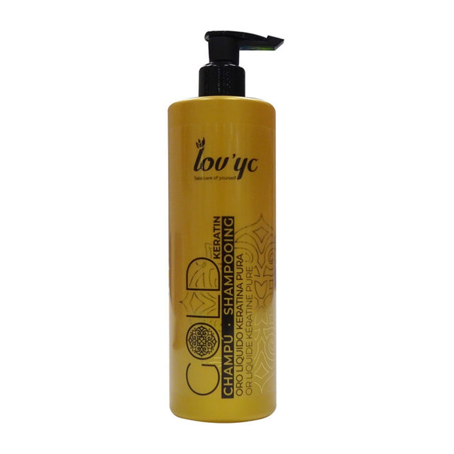 Elie Saab Lovyc Gold Keratin Champu Cabello Seco 500ml - Nutra Best Bulgaria