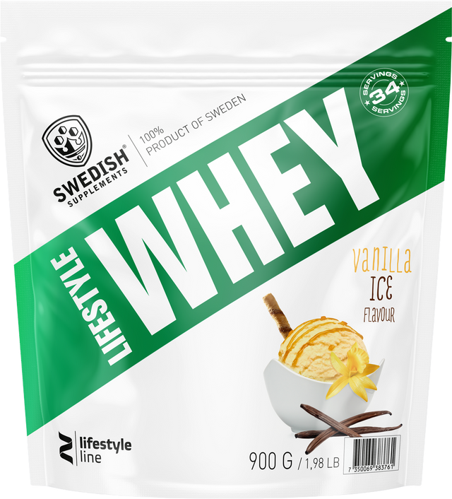 SWEDISH Supplements Lifestyle Whey [900 грама, 34 Дози] - Nutra Best Bulgaria