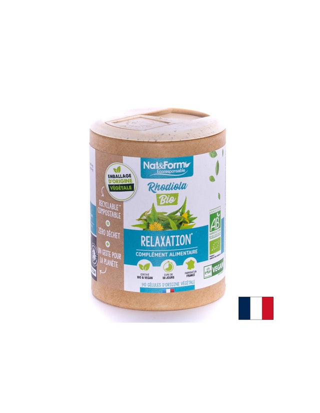 Нервна система - Златен корен Био, 90 капсули  Nat&Form - Nutra Best Bulgaria