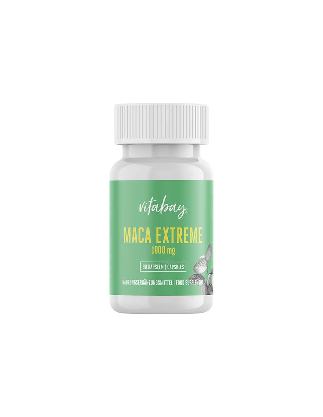 Афродизиак, за покачване на мускулна маса - Мака Екстрийм, 90 капсули  Vitabay - Nutra Best Bulgaria