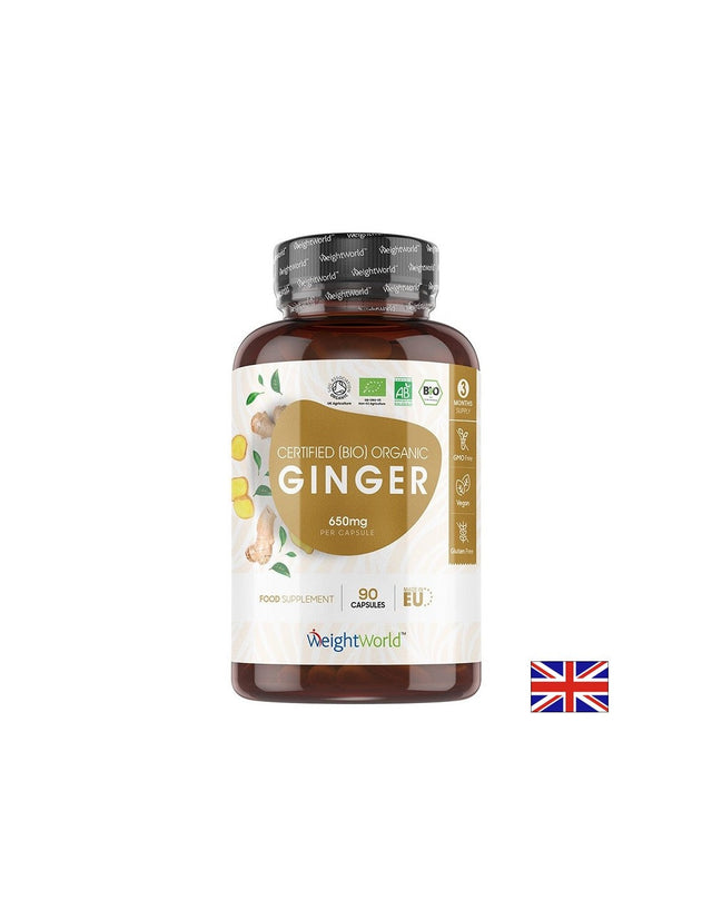 При стомашен дискомфорт Джинджифил (корен) 90 капсули  WeightWorld - Nutra Best Bulgaria