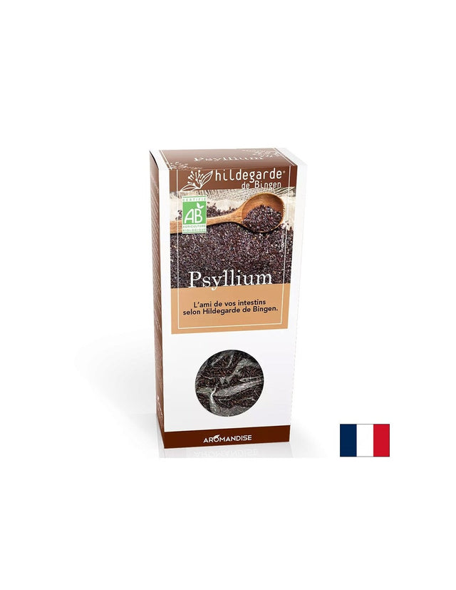 Псилиум (Хуск) – за добавяне към ястия - Богат източник на фибри, Семена, 90 g  Aromandise - Nutra Best Bulgaria