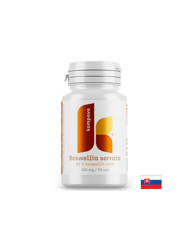 Босвелия 900 mg + Черен пипер – Подвижност и комфорт за ставите, 30 дневни дози, 90 капсули  Kompava - Nutra Best Bulgaria