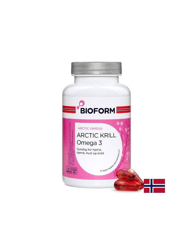 Грижа за сърцето, ставите и зрението - Масло от арктически крил, 920 mg х 120 капсули  Bioform - Nutra Best Bulgaria