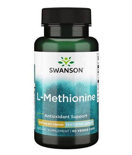 AjiPure L-Methionine, Pharmaceutical Grade 500 mg - 60 капсули - Nutra Best