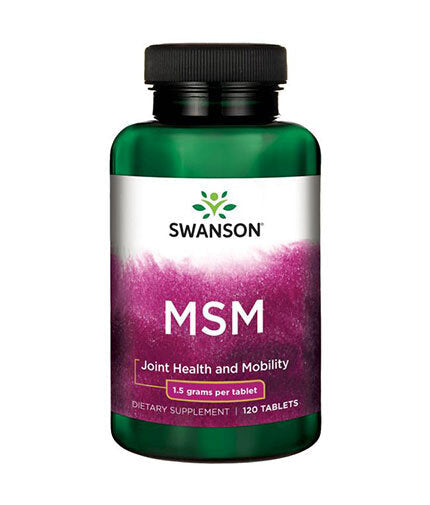 MSM 1500 mg - 120 Таблетки  Swanson - Nutra Best Bulgaria