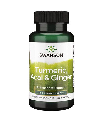 Full Spectrum Turmeric, Acai & Ginger - 60 капсули  Swanson - Nutra Best Bulgaria