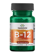 Vitamin B-12 500mcg. / 30 Caps - 0 - Nutra Best