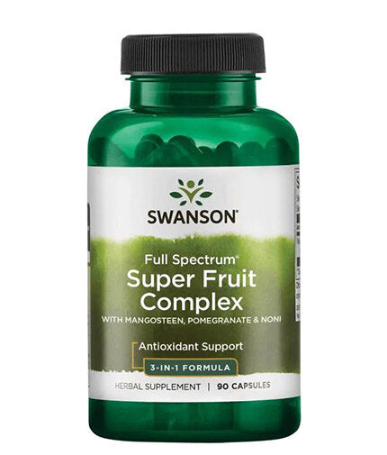 Super Fruit Complex | Mangosteen, Pomegranate, Noni - 90 капсули  Swanson - Nutra Best Bulgaria
