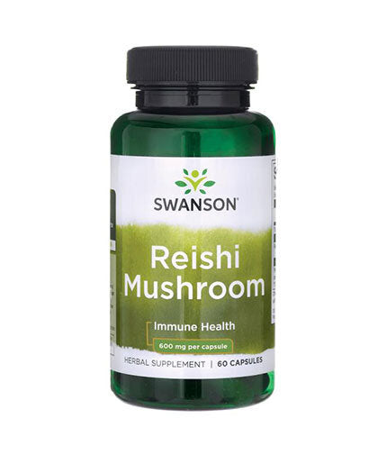 Reishi Mushroom 600 mg - 60 капсули  Swanson - Nutra Best Bulgaria