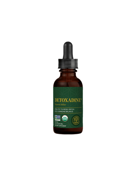 Detoxadine® Nascent Iodine - Detoxadine® сертифициран органичен атомен йод,  29,6 ml Global Healing - Nutra Best