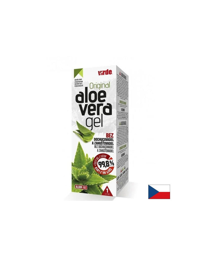 Алое вера гел за пиене За храносмилане и имунна защита 99.8%, 1000 ml  Virde - Nutra Best Bulgaria