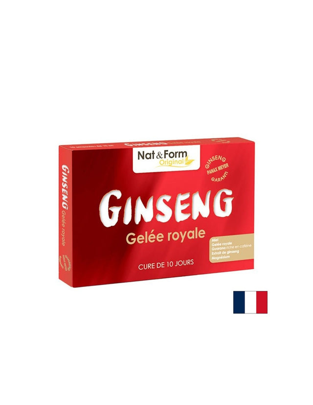 Енергия и силен имунитет - Aзиатски женшен и Пчелно млечице, 30 ампули пиене  Nat&Form - Nutra Best Bulgaria