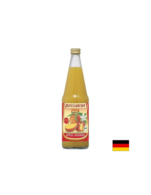 Сок от ябълка и манго (богат на витамин A), БИО, 700 ml  Beutelsbacher - Nutra Best Bulgaria