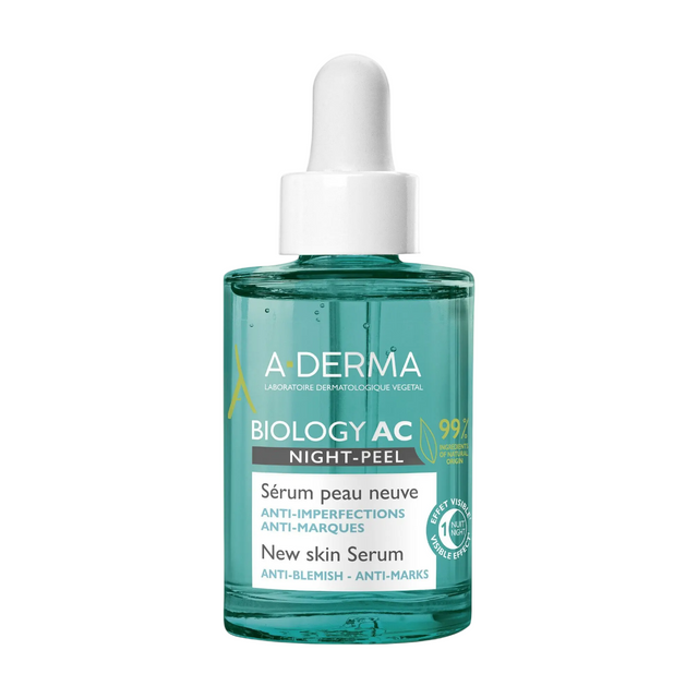 A-Derma - Biology AC Night-Peel New Skin Serum - 30ml  A-Derma - Nutra Best Bulgaria
