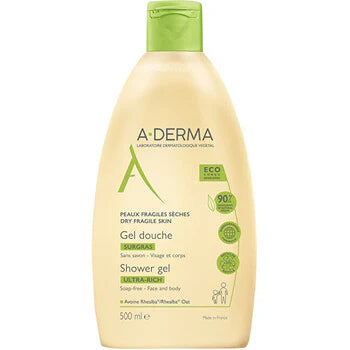 A-Derma - Ultra Rich Shower Gel - 500ml  A-Derma - Nutra Best Bulgaria