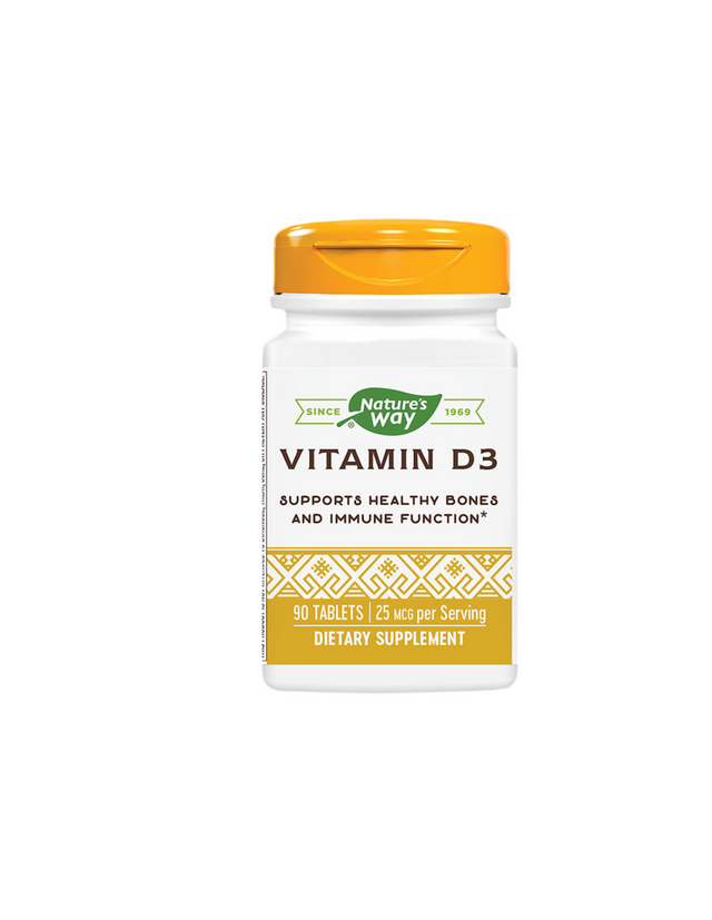Vitamin D3/ Витамин D3 1000 IU x 90 таблетки Nature’s Way - Nutra Best Bulgaria