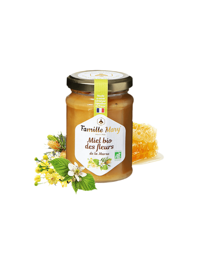 Miel bio des fleurs de la Marne/ Био пчелен цветен мед, 230 g Famille Mary - Nutra Best Bulgaria
