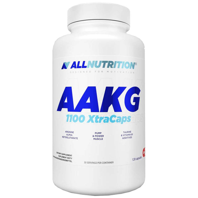 AAKG 1100 Xtra Caps - 120 капсули  AllNutrition - Nutra Best Bulgaria