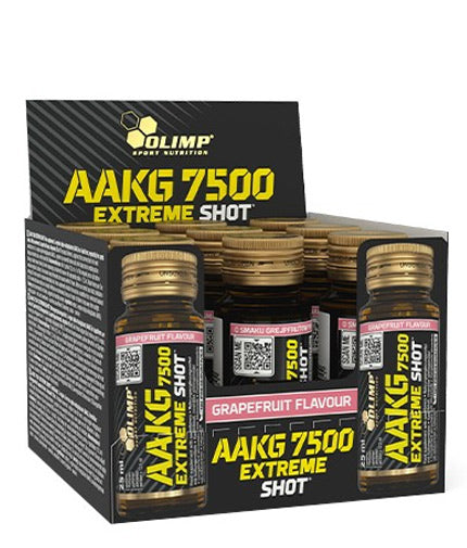 AAKG 7500 Extreme Shot - GLASS Box / 9 x 25 ml - 0  Olimp - Nutra Best Bulgaria