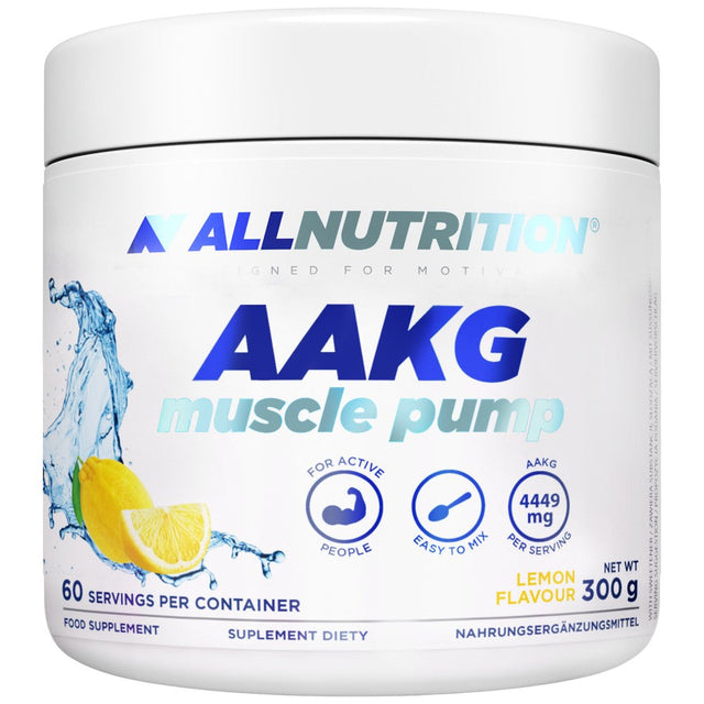 AAKG Muscle Pump Powder - 300 грама  AllNutrition - Nutra Best Bulgaria