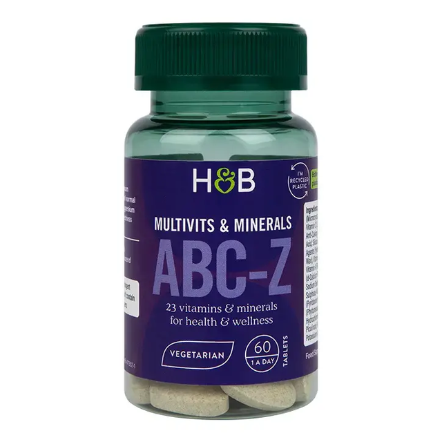 Мултивитамини и минерали ABC-Z 60 таблетки, H&B  Holland & Barrett - Nutra Best Bulgaria