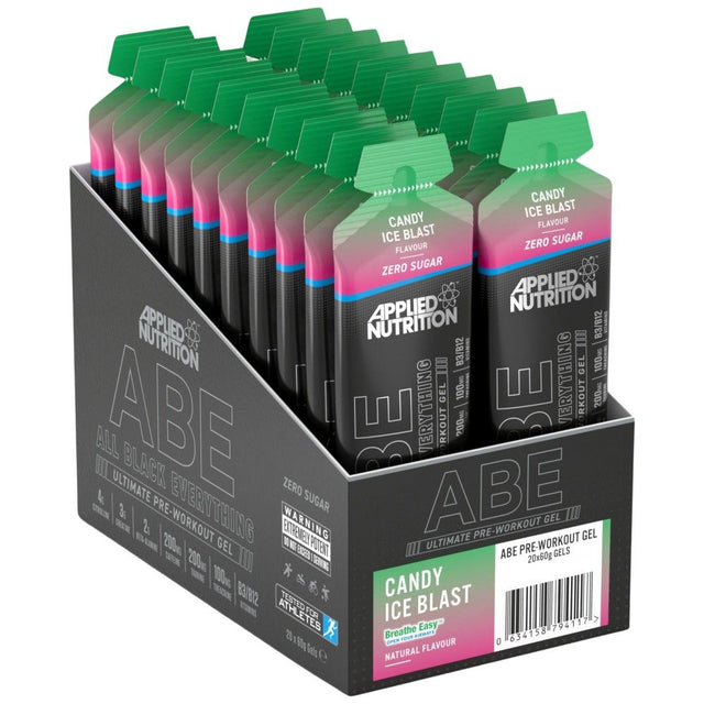 ABE Gel | All Black Everything Pre-Workout - 20 x 60 грама  Applied Nutrition - Nutra Best Bulgaria