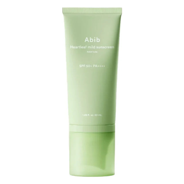 ABIB - Heartleaf Mild Sunscreen Relief Tube, 50ml  ABIB - Nutra Best Bulgaria